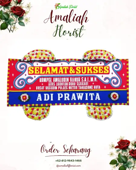 Papan Bunga Ucapan Selamat Bumi Kedamaian